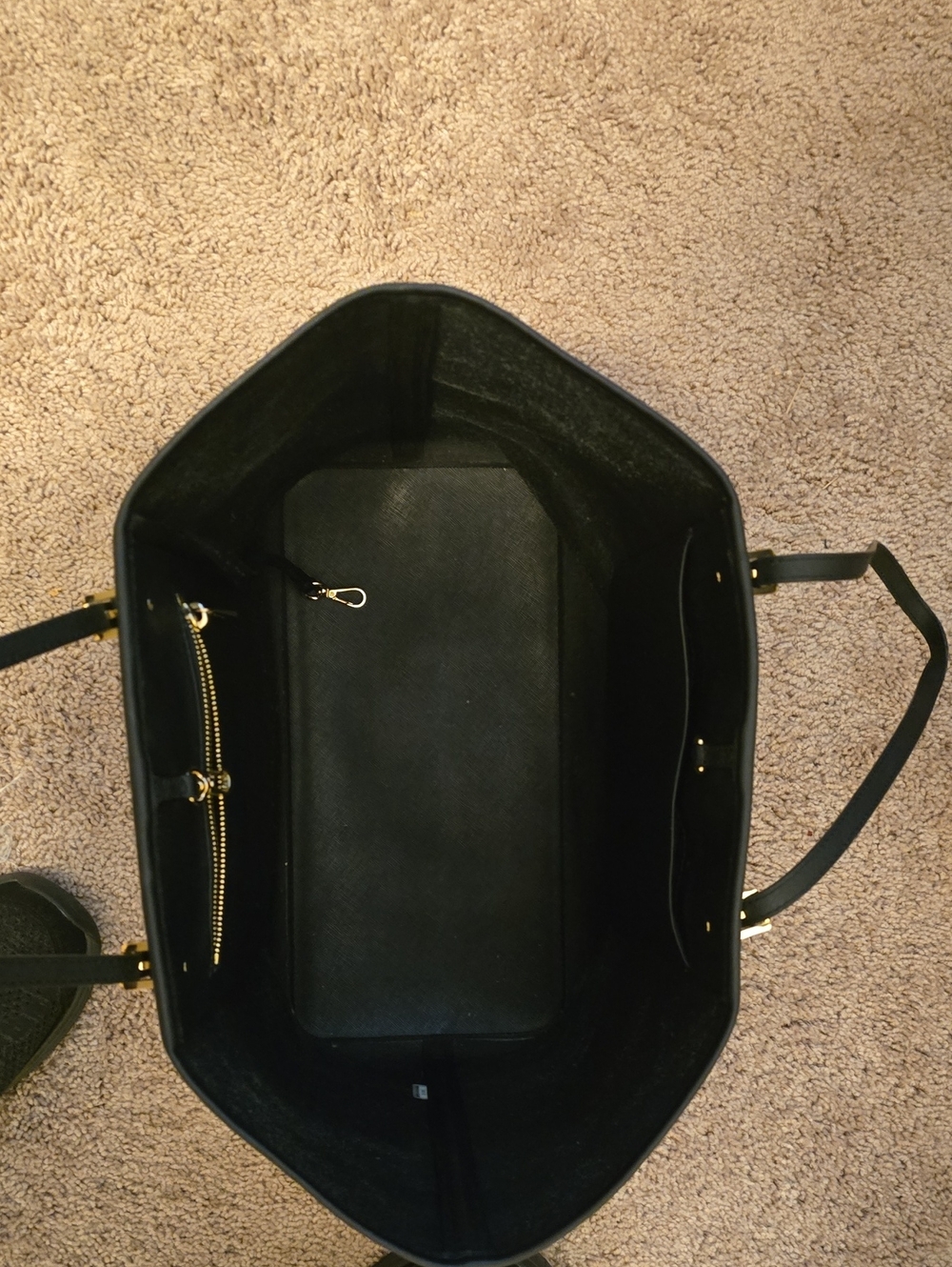 Michael Kors Large Jet set Striped Leather Tote - Picture 7 of 8